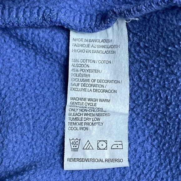 IZOD Mens XXL Blue Quarter Zip Fleece Pullover Mock Neck Pullover Sweater - Picture 5 of 8